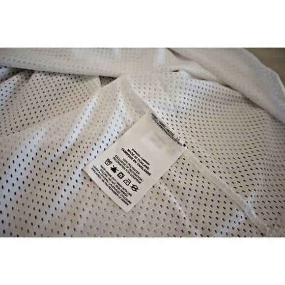 Jordan DZ3371-100 Women's Plus Sz 1X White/Gym Red Jersey-Style Mesh Tank Top - Picture 6 of 8